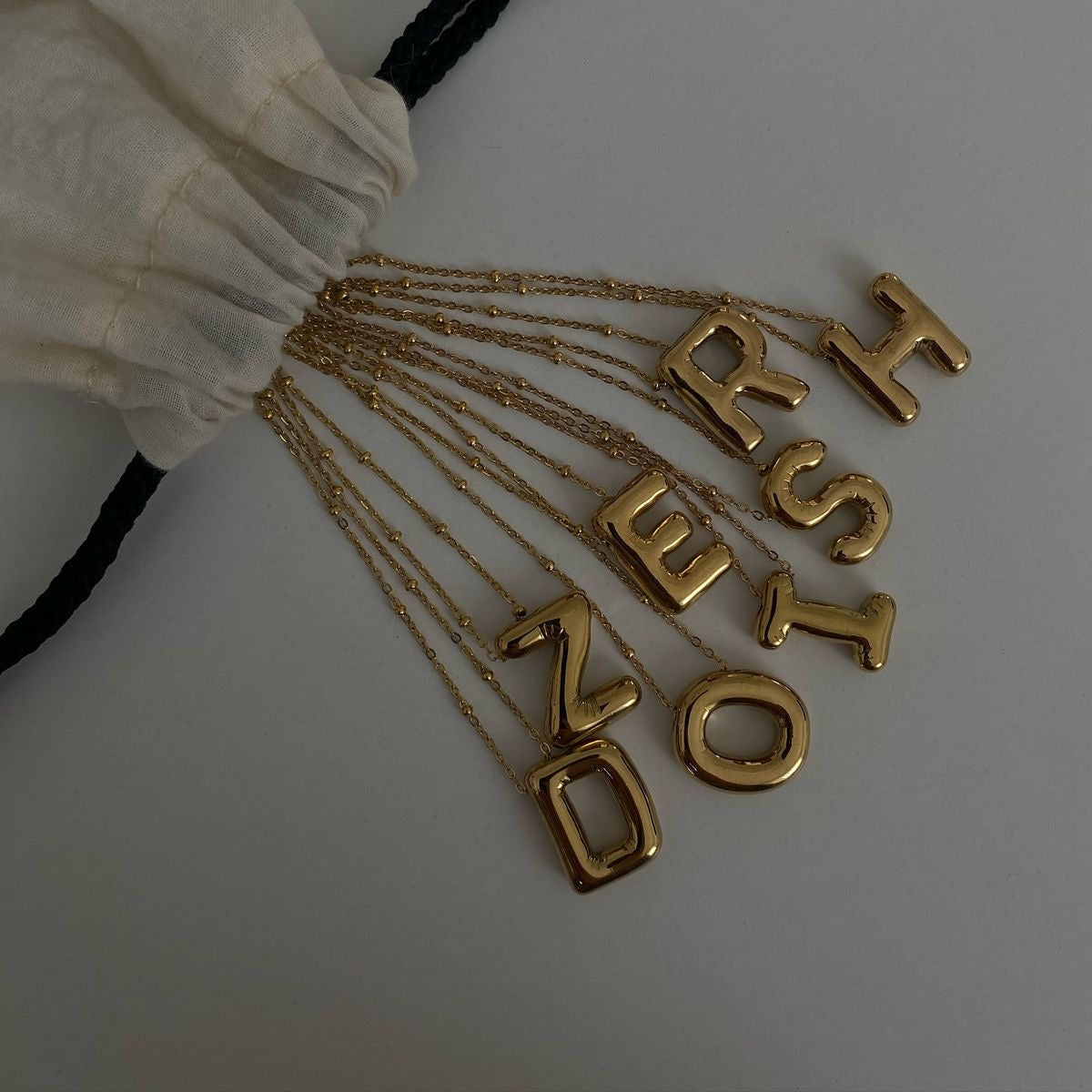 Bubble Letter Necklace