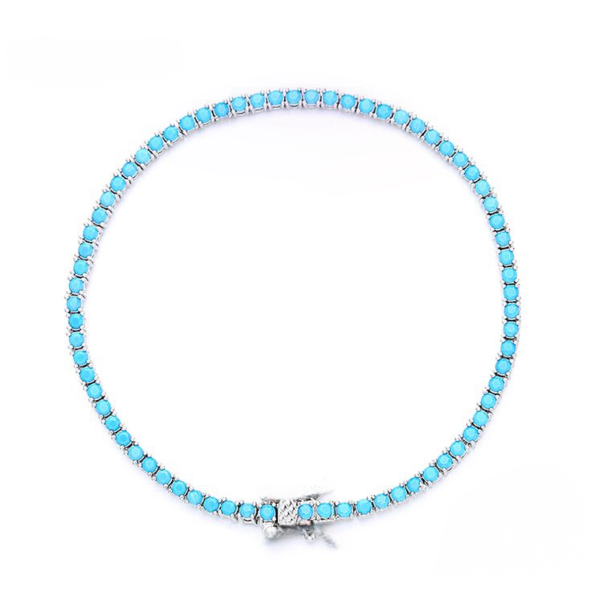 Turquoise Tennis Bracelet-mini
