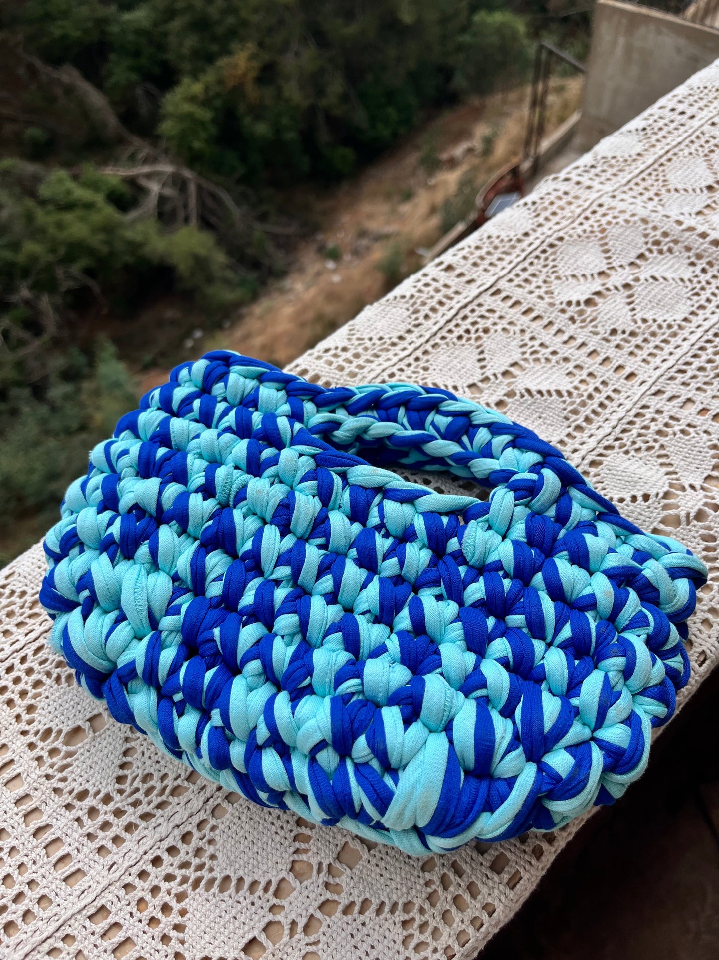 Lagoon Crochet Bag