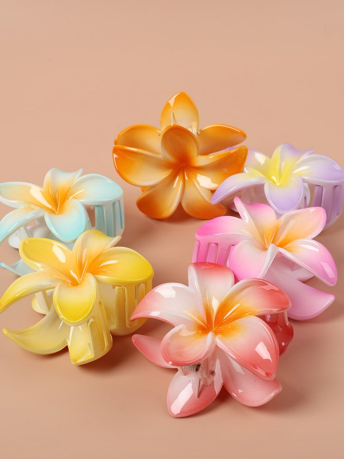 Hawaiian Flower Hair Clip