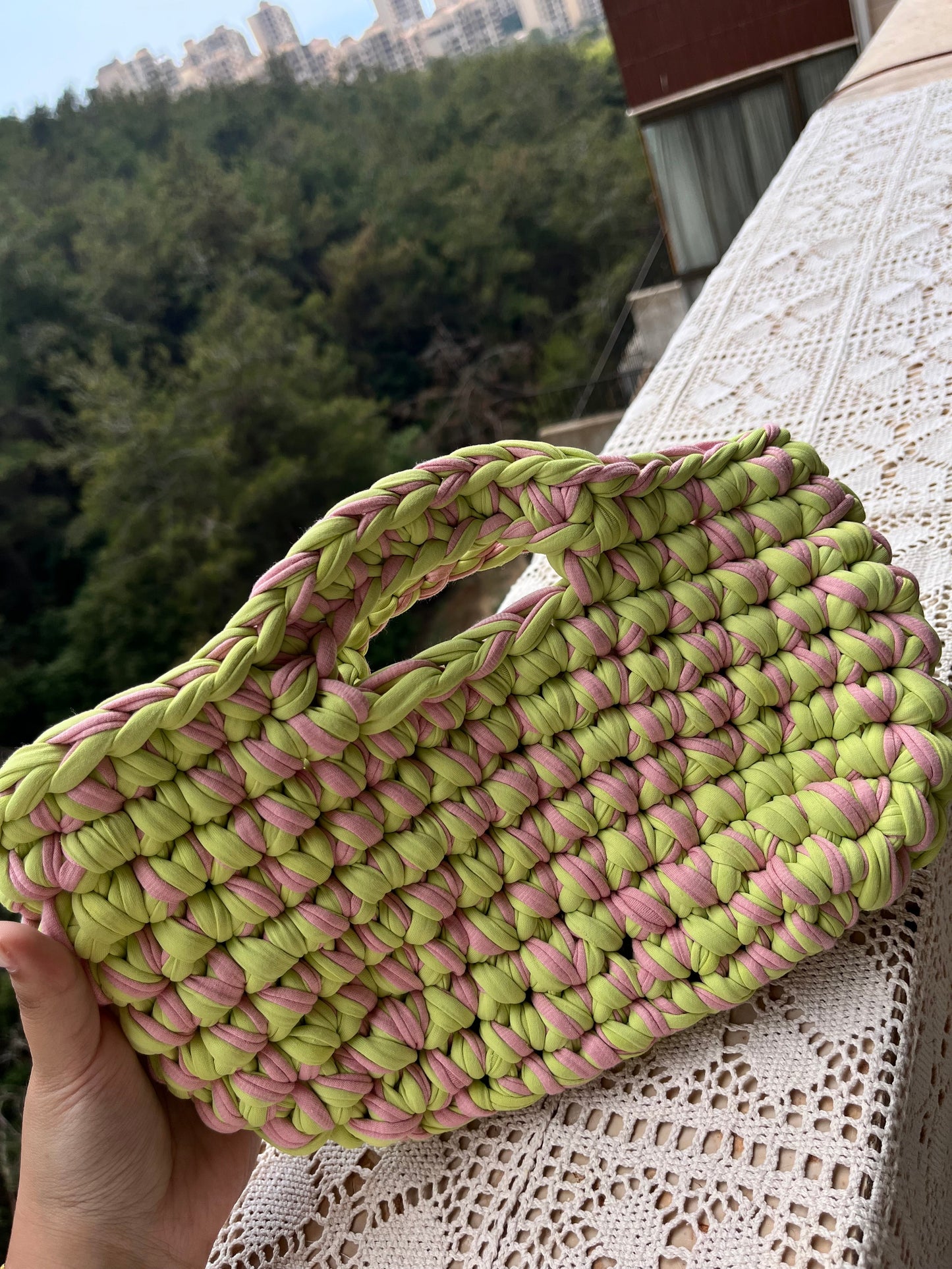 Daisy Crochet Bag