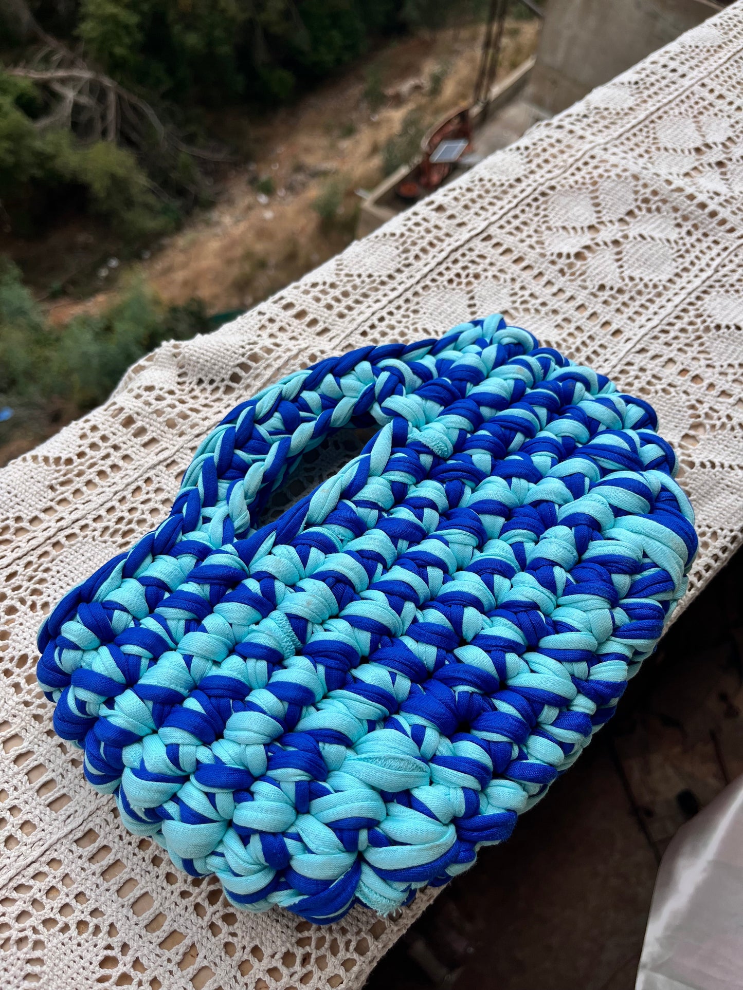 Lagoon Crochet Bag