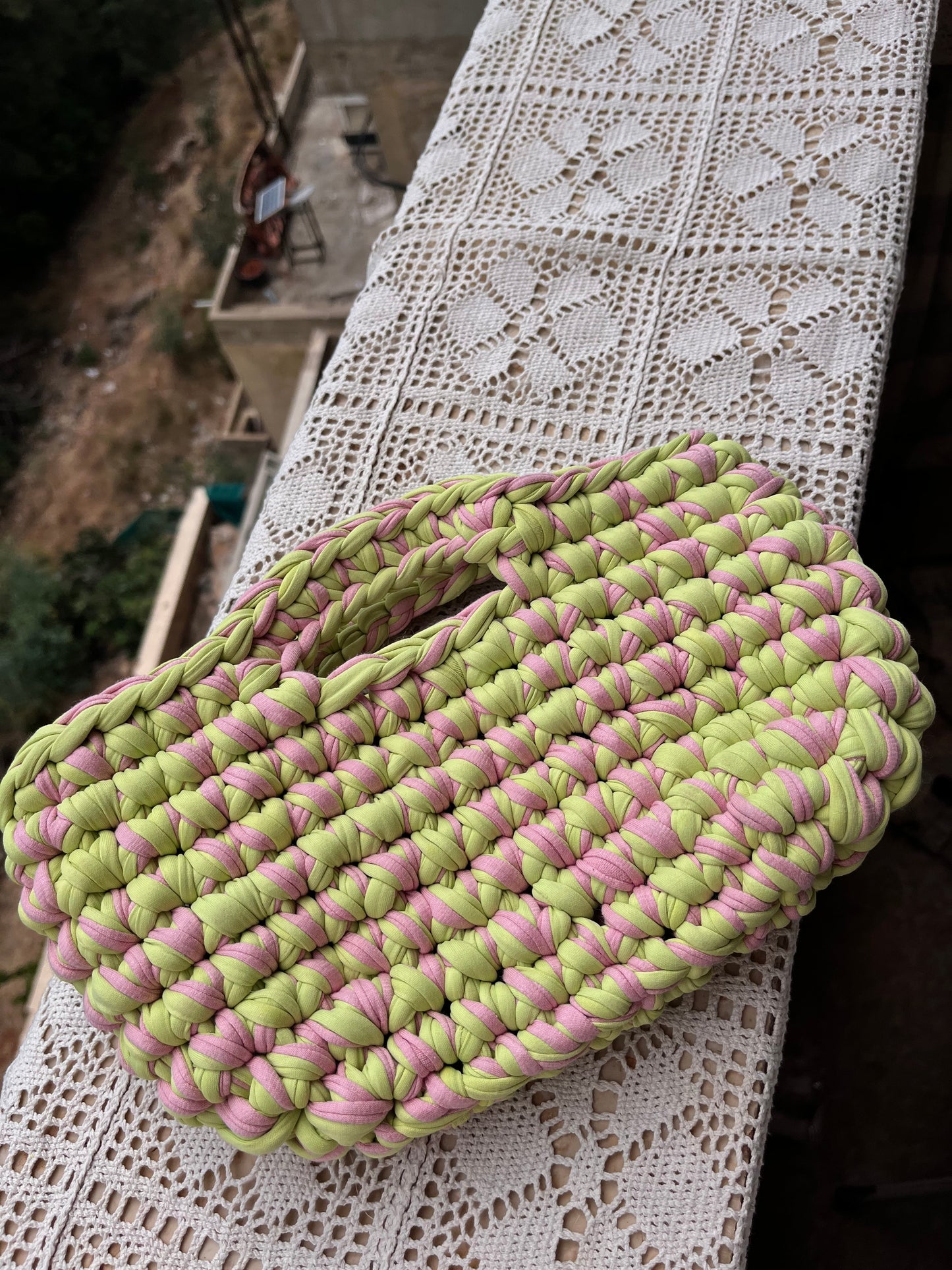 Daisy Crochet Bag