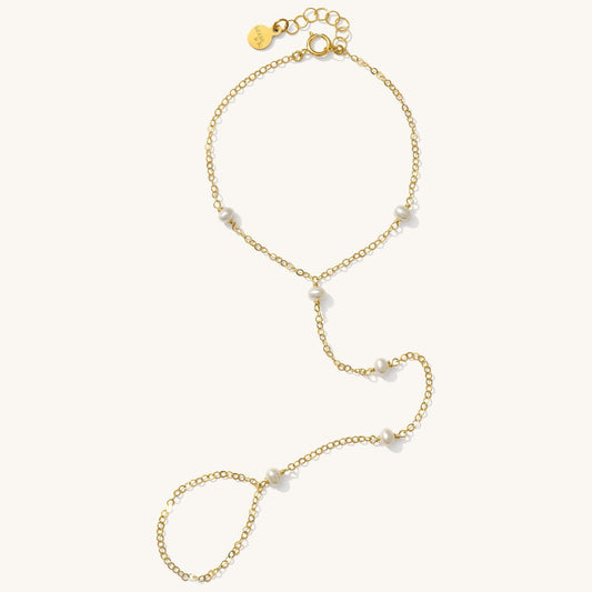 Pearl Kiss Hand Chain