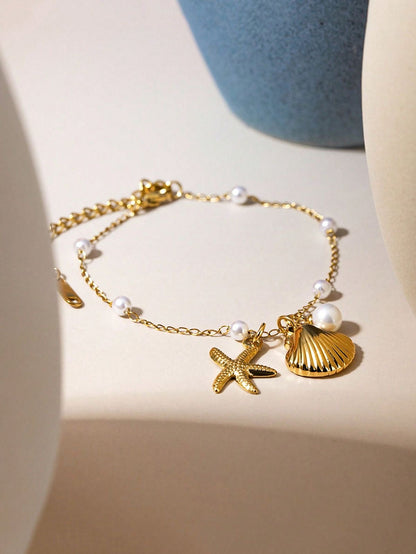 Aria Shell Charms Bracelet