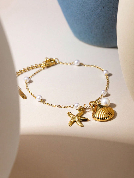 Aria Shell Charms Bracelet