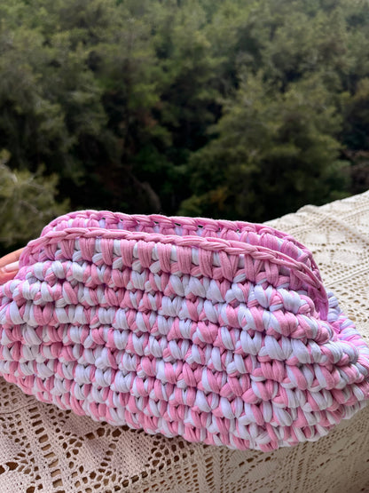 Blush Crochet Bag