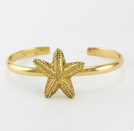 Starfish Cuff Bangle