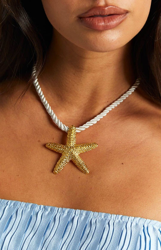 Starfish Rope Necklace