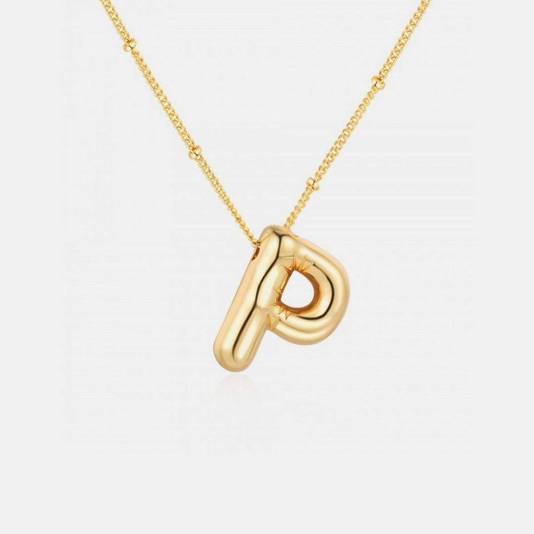 Bubble Letter Necklace