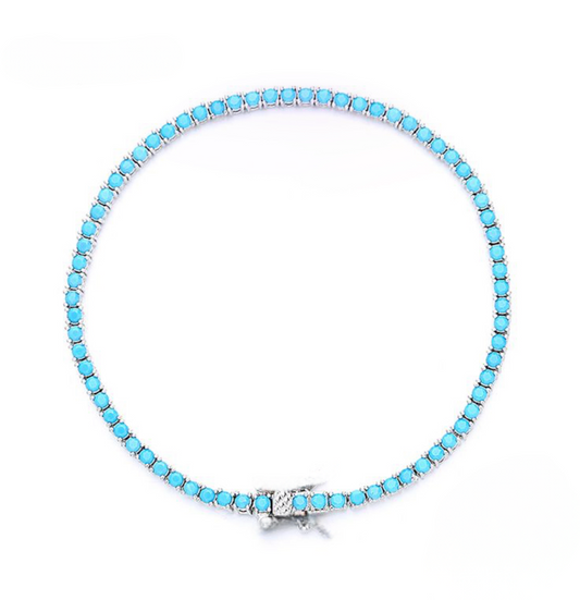 Turquoise Tennis Bracelet-mini