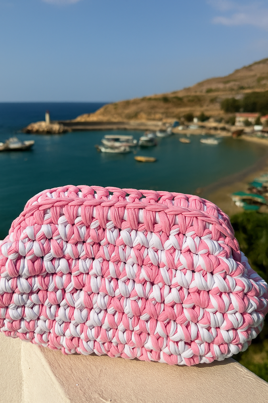 Blush Crochet Bag