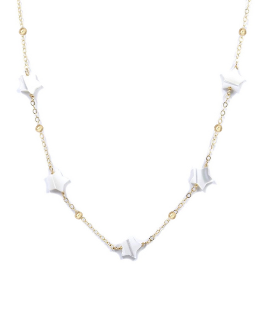 Stars Pearl Necklace